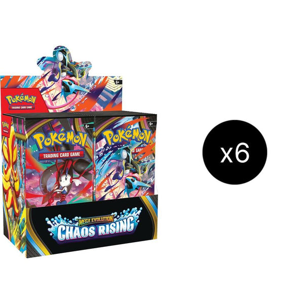 Nexcards Chaos Rising Pokémon TCG Booster Box Case 6-Count