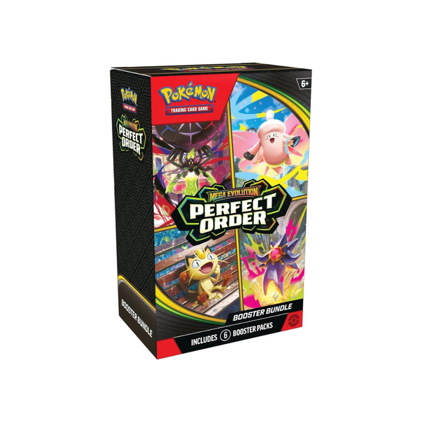 Plycards Pokémon TCG Mega Evolution Perfect Order Booster Bundle 6 Packs