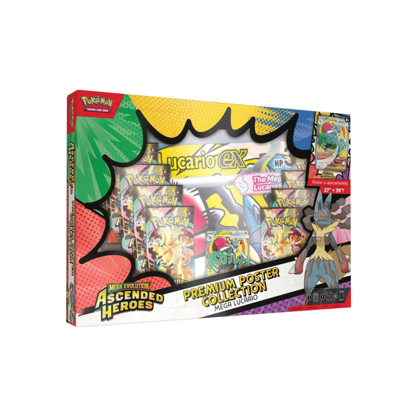 Plycards Mega Evolution Ascended Heroes Premium Poster Collection Mega Lucario