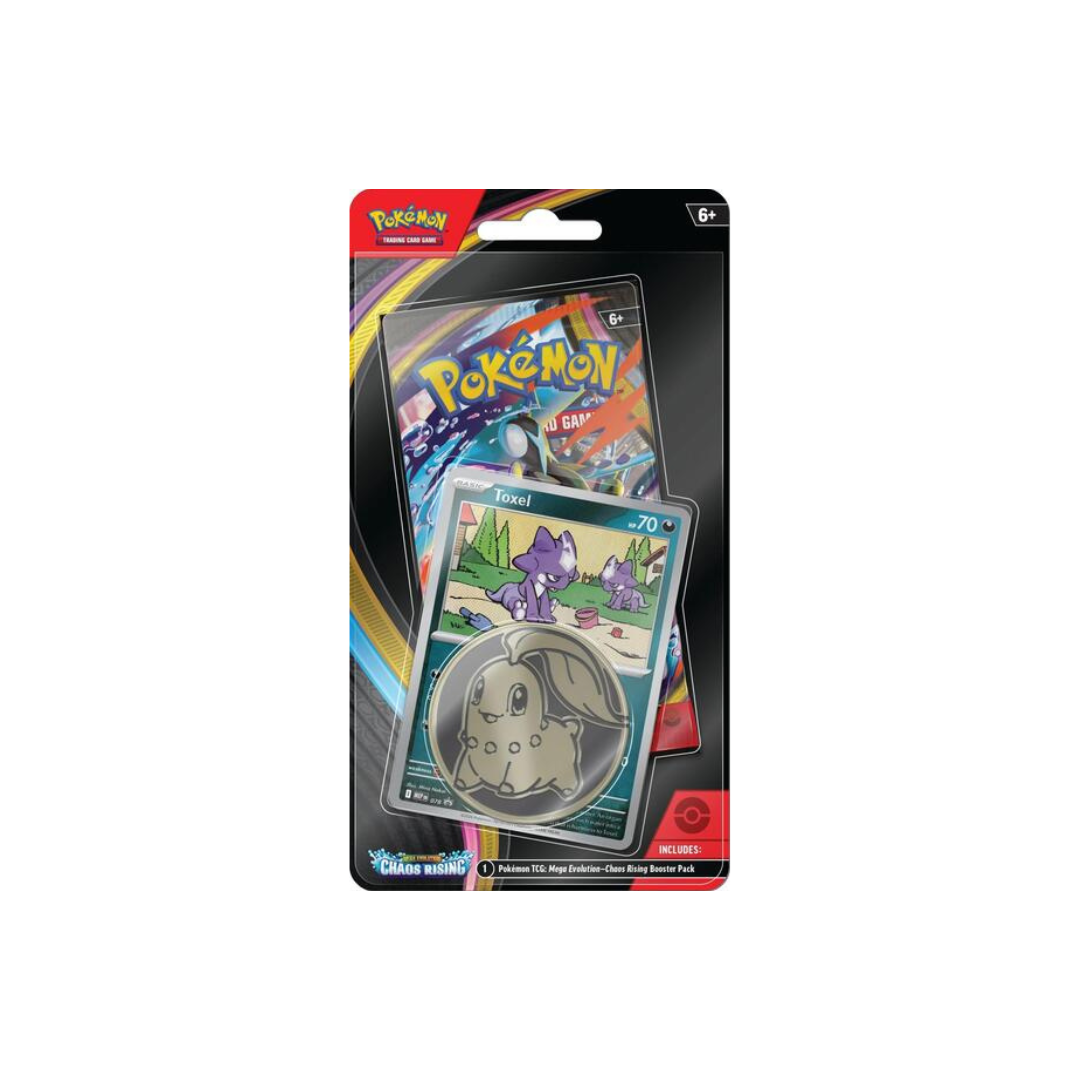 Pokémon Chaos Rising Single Pack Blister Toxel Promo