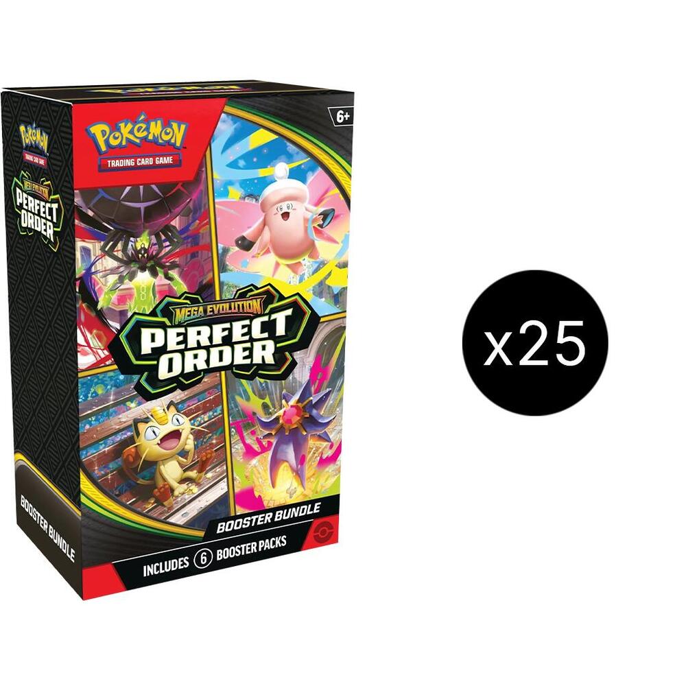 Nexcards Pokémon TCG Mega Evolution Perfect Order Booster Bundle Case