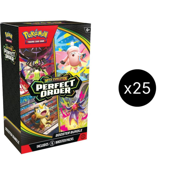 Nexcards Pokémon TCG Mega Evolution Perfect Order Booster Bundle Case