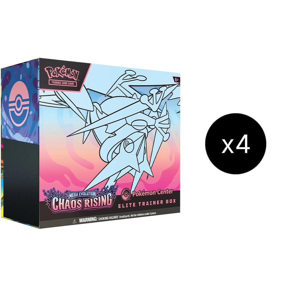 Nexcards Pokémon TCG Chaos Rising Elite Trainer Box Case 4-Pack