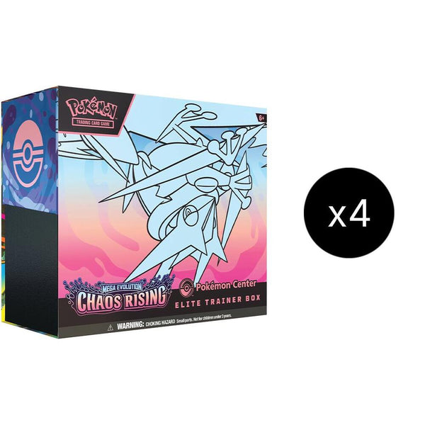 Nexcards Pokémon TCG Chaos Rising Elite Trainer Box Case 4-Pack