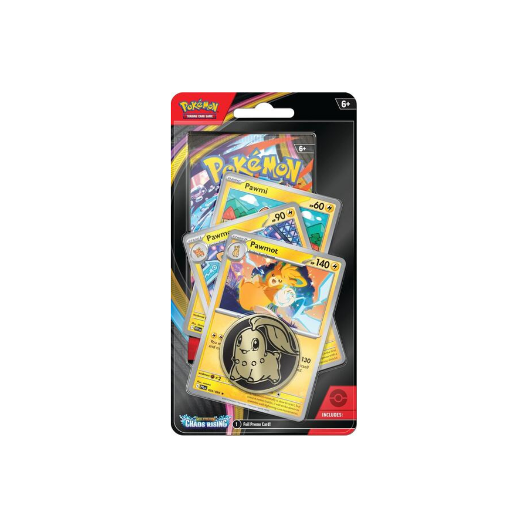 Nexcards Pokémon TCG Chaos Rising Checklane Blister Pawmot Line