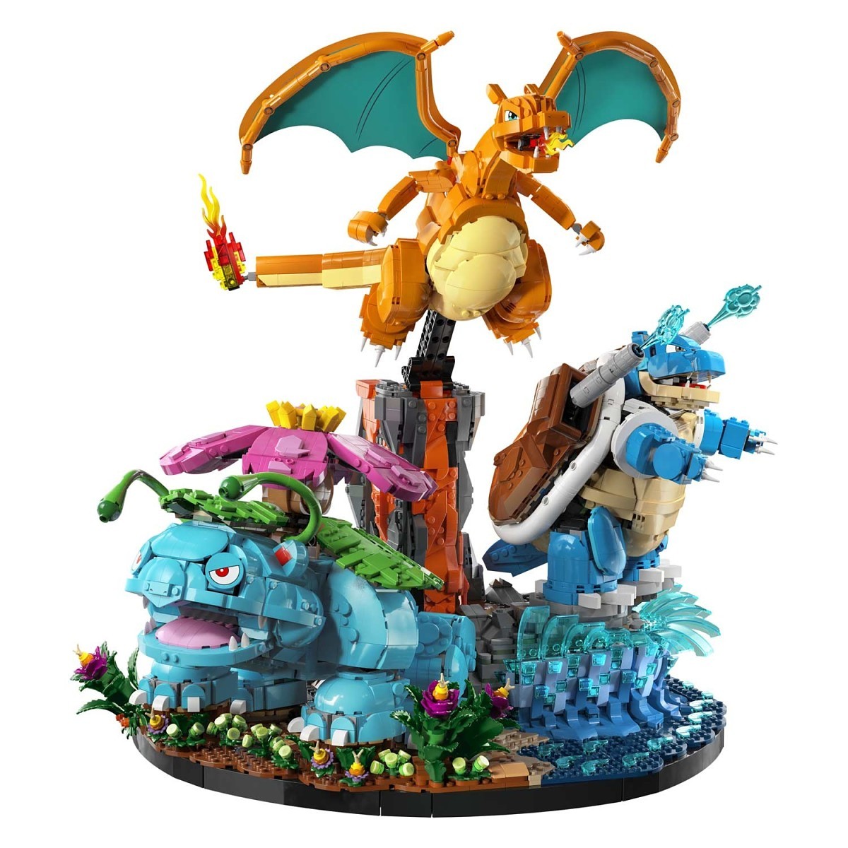 LEGO Pokémon Venusaur Charizard Blastoise Model Building Set 6838 Pieces