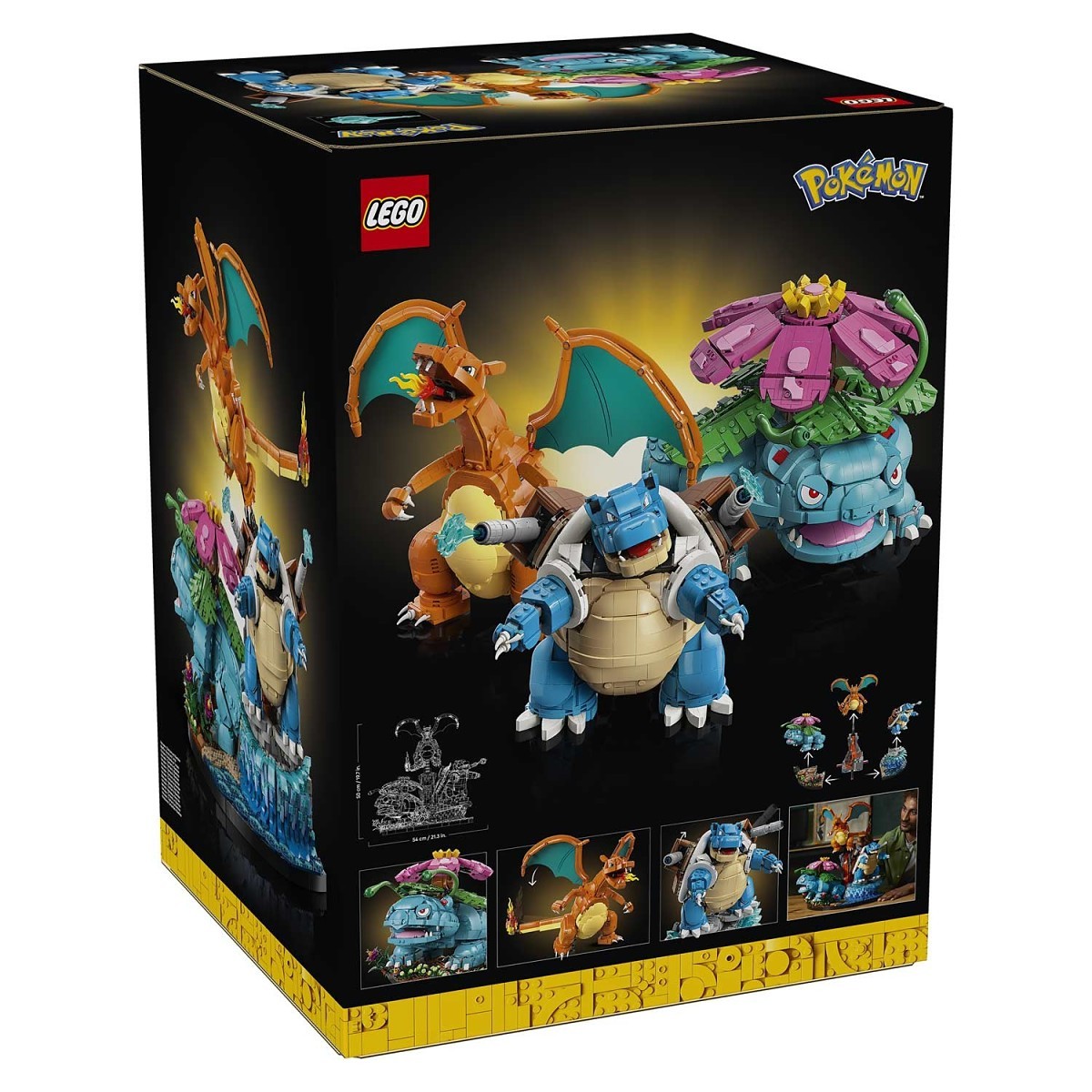 LEGO Pokémon Venusaur Charizard Blastoise Model Building Set 6838 Pieces