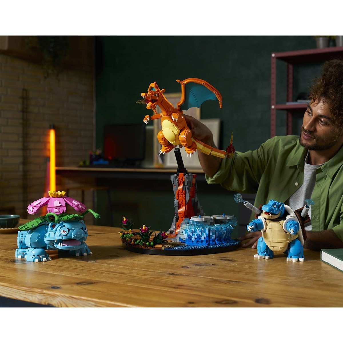 LEGO Pokémon Venusaur Charizard Blastoise Model Building Set 6838 Pieces