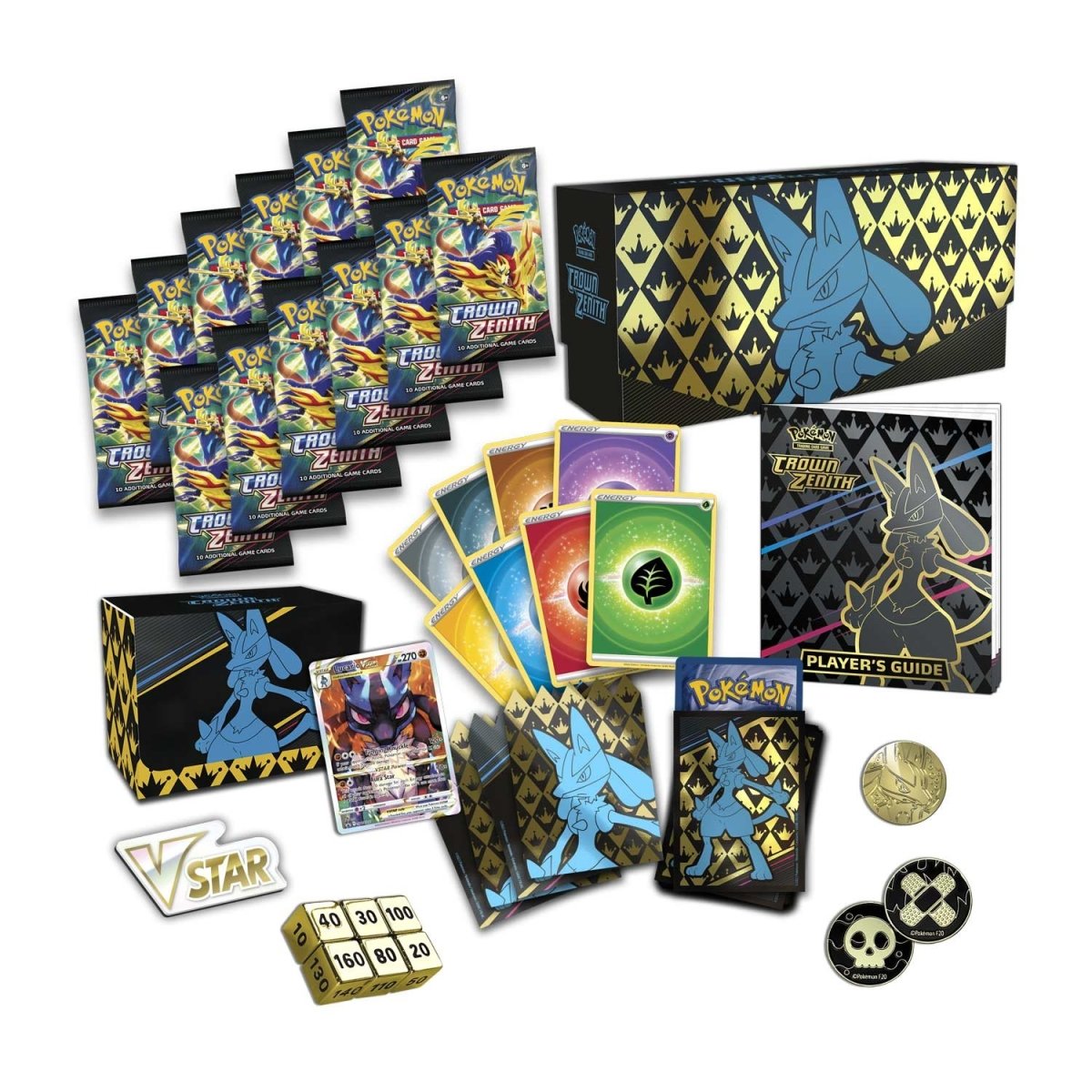 Pokémon Crown Zenith Elite Trainer Box Plus Lucario Edition